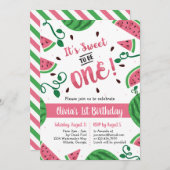 Watermelon Einladung zum Geburtstag (Vorne/Hinten)