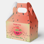 Watermelon Eins in einem Melon Girl's First Birthd Geschenkschachtel (Vorderseite)