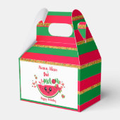 Watermelon Eins in einem Melon Girl's First Birthd Geschenkschachtel (Rückseite)