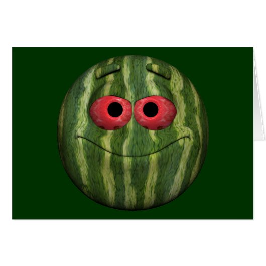 Watermelon Emoticon (Vorderseite (Horizontal))