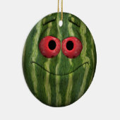 Watermelon Emoticon Keramikornament (Rechts)