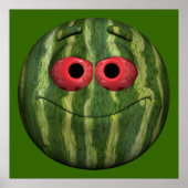 Watermelon Emoticon Poster (Vorne)