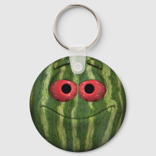 Watermelon Emoticon Schlüsselanhänger