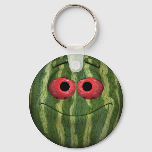 Watermelon Emoticon Schlüsselanhänger (Vorderseite)