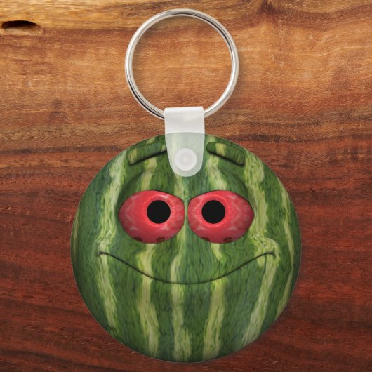 Watermelon Emoticon Schlüsselanhänger (Vorderseite)