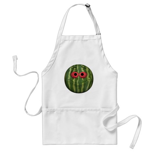Watermelon Emoticon Schürze (Vorne)