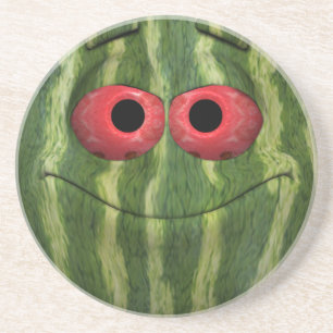 Watermelon Emoticon Untersetzer
