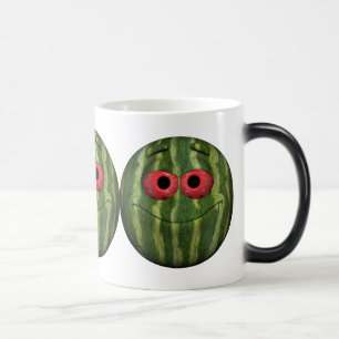 Watermelon Emoticon Verwandlungstasse