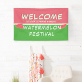 Watermelon Festival - Willkommen Banner (Insitu)