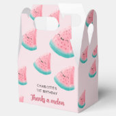 Watermelon First Birthday Dank an Melon Geschenkschachtel (Geöffnet)