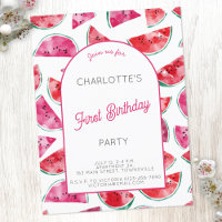 Watermelon First Birthday Party