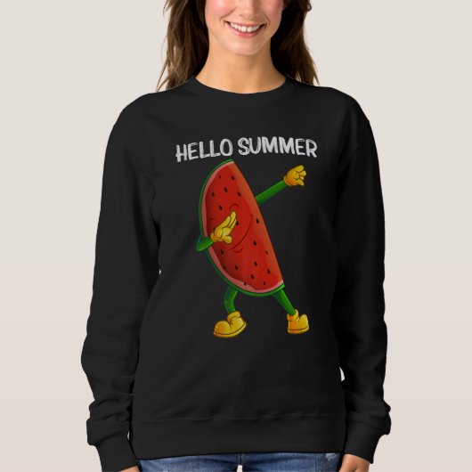 Watermelon For Men Women Melon Fruit Plant Sweatshirt (Vorderseite)