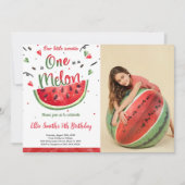 Watermelon Foto Einladung (Vorderseite)