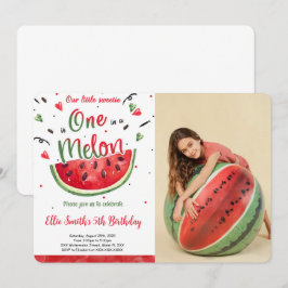 Watermelon Foto Einladung