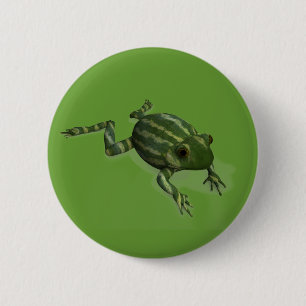 Watermelon Frog Button