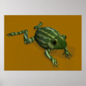 Watermelon Frog Poster (Vorne)