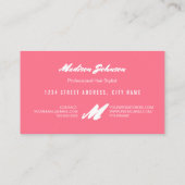 Watermelon Frucht Monogram Custom | Visitenkarten Visitenkarte (Rückseite)