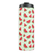 Watermelon Frucht Muster Melon Sommer Grün Thermosbecher (Vorderseite)