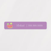 Watermelon Fruchtschule Klassenessen Name Nummer Etiketten (Design 1)