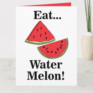 Watermelon Fruchtsommer Party Karte