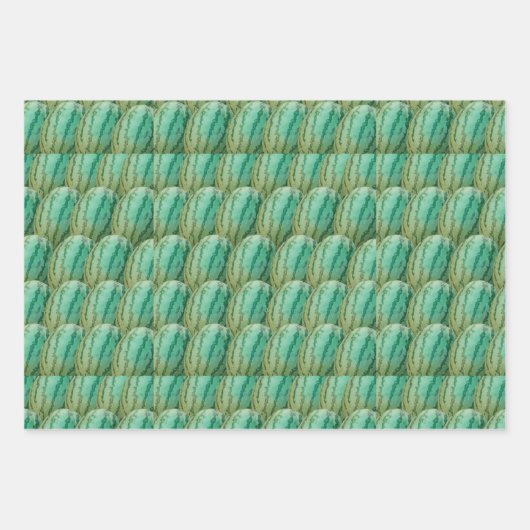 Watermelon Fruit Pattern Geschenkpapier Set (Vorderseite 2)