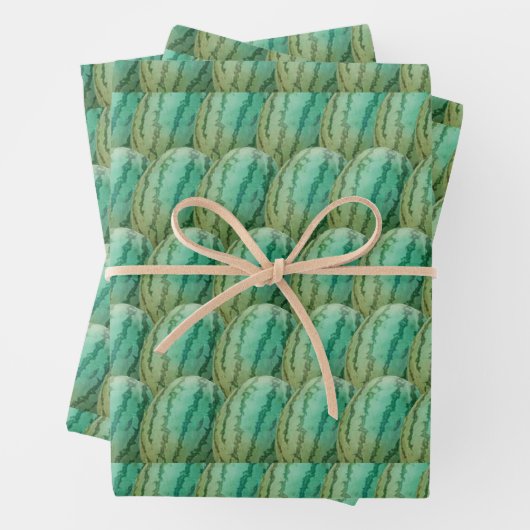 Watermelon Fruit Pattern Geschenkpapier Set (Beispiel)