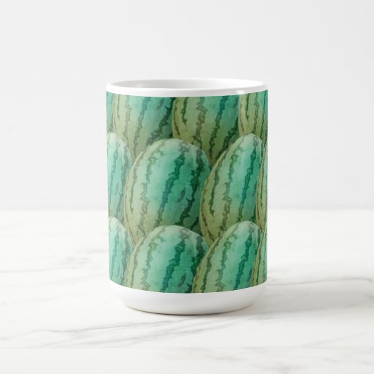 Watermelon Fruit Pattern Kaffeetasse (Mittel)