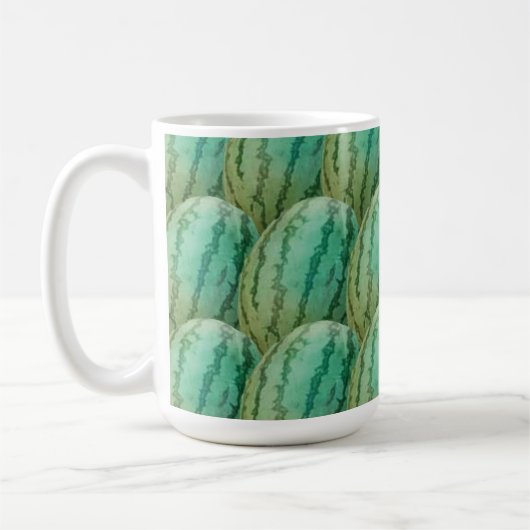 Watermelon Fruit Pattern Kaffeetasse (Links)