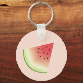 Watermelon Fruit Slice Cartoon Illustration Schlüsselanhänger (Vorderseite)