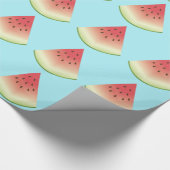 Watermelon Fruit Slices Muster Geschenkpapier (Ecke)
