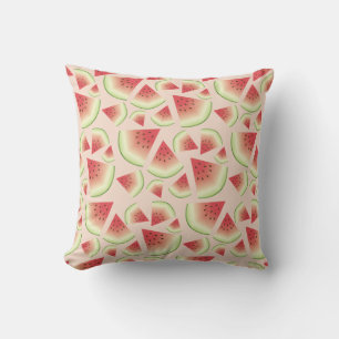 Watermelon Fruit Slices Muster Kissen