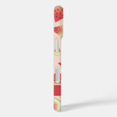 Watermelon Fruit Slices Pattern & Individuelle Nam Case-Mate iPhone Hülle (Rückseite / Rechts)