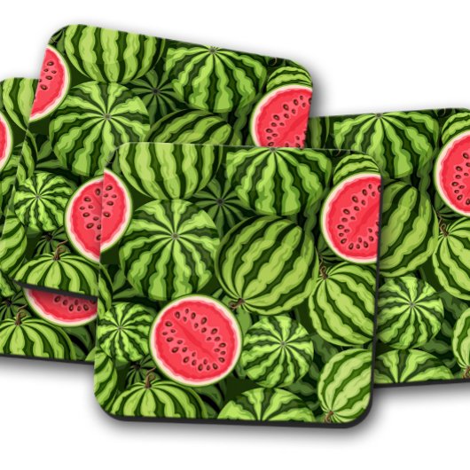 Watermelon Fruit Untersetzer | Fruchtkork Unterset