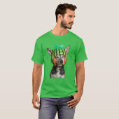 Watermelon Funny Chilling Dog T-Shirt (Vorne ganz)