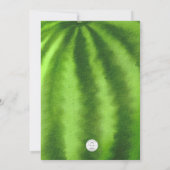 Watermelon Geburtstag Jede Zeit Einladung (Rückseite)