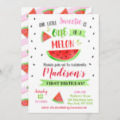 Watermelon Geburtstagsparty Einladungen (Vorne/Hinten)
