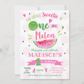 Watermelon Geburtstagsparty Einladungen (Vorderseite)