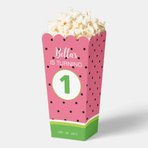 Watermelon Geburtstagsparty Popcorn Box für Mädche Geschenkschachtel
