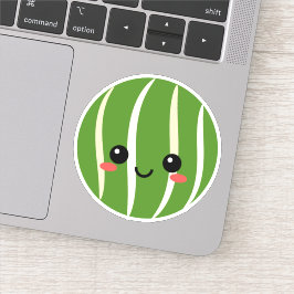 Watermelon Gesicht Vinyl Aufkleber Wasser Flasche