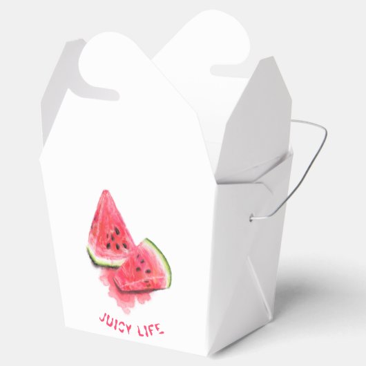 Watermelon Gevor Box - Benutzerdefinierter Text Geschenkschachtel (Geöffnet)
