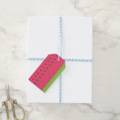 Watermelon Gift Tag Geschenkanhänger (Mit Garn)