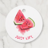 Watermelon-Gift-Tags - Benutzerdefinierter Text Geschenkanhänger (Rückseite)