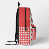 Watermelon Gingham Bedruckter Rucksack (Links)