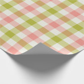 Watermelon Gingham - Wrapping Paper Geschenkpapier (Ecke)
