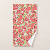 Watermelon Green Badhandtuch Set (Handtuch)