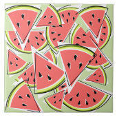 Watermelon Green Fliese (Vorderseite)