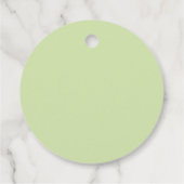 Watermelon Green Geschenkanhänger (Rückseite)