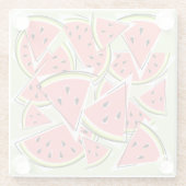 Watermelon Green Glasuntersetzer (Rückseite)