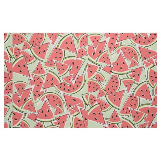 Watermelon Green groß Stoff (Fat Quarter (45,7 x 55,9 cm))