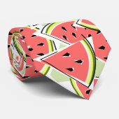 Watermelon Green Krawatte zweiseitig (Gerollt)